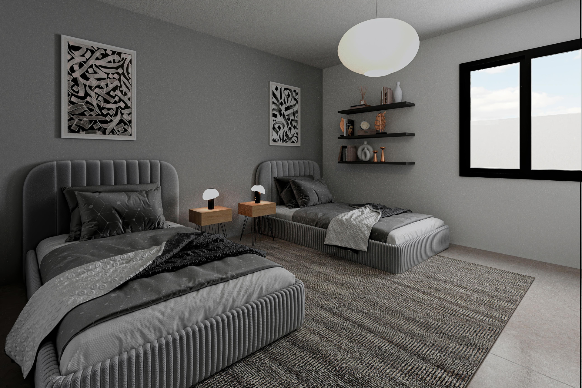 habitacion-docta-grupo-concret Dormitorio para niños o adolescentes