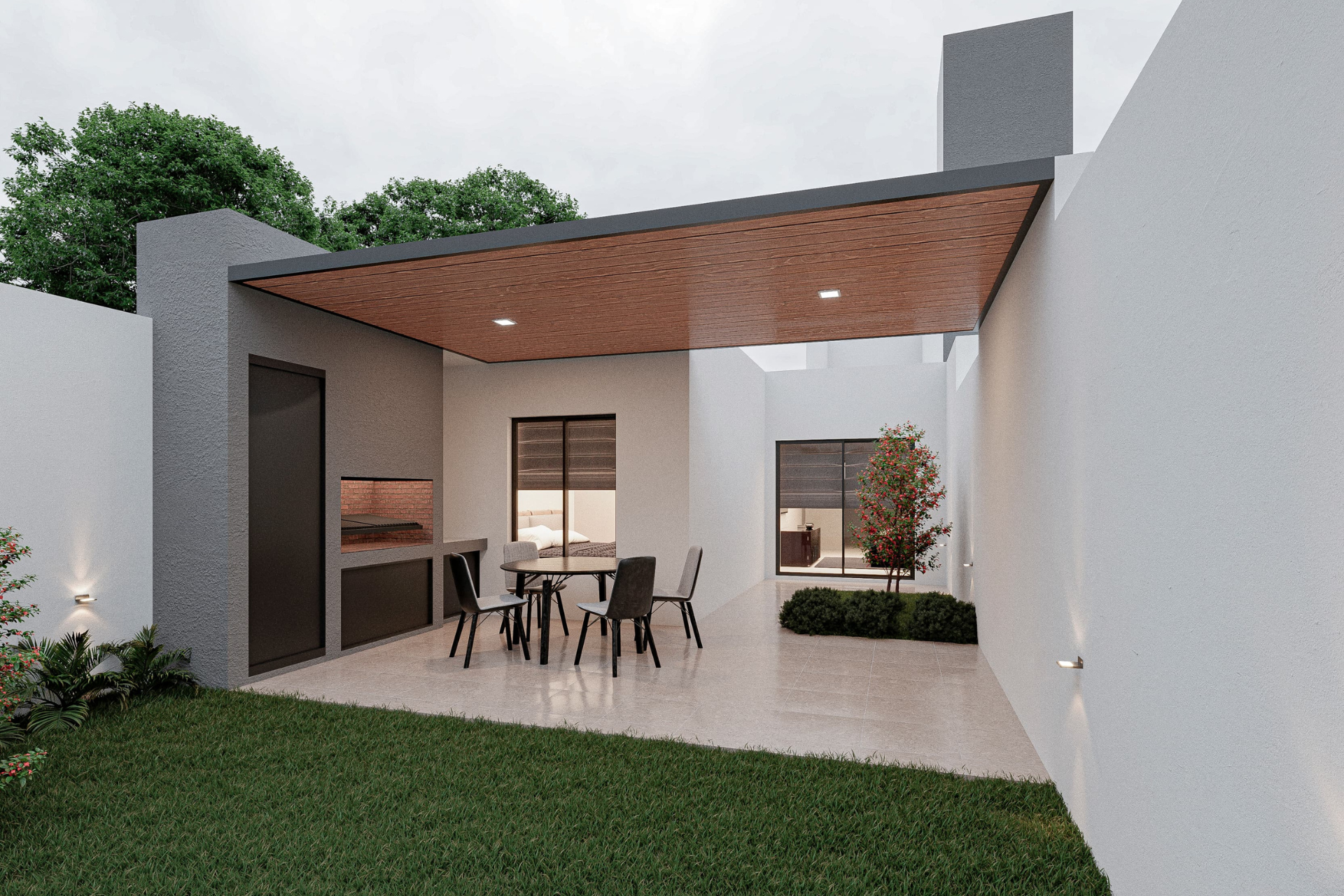 patio-exterior-duplex-a-docta Espacios exteriores diseñados para el relax y el entretenimiento.