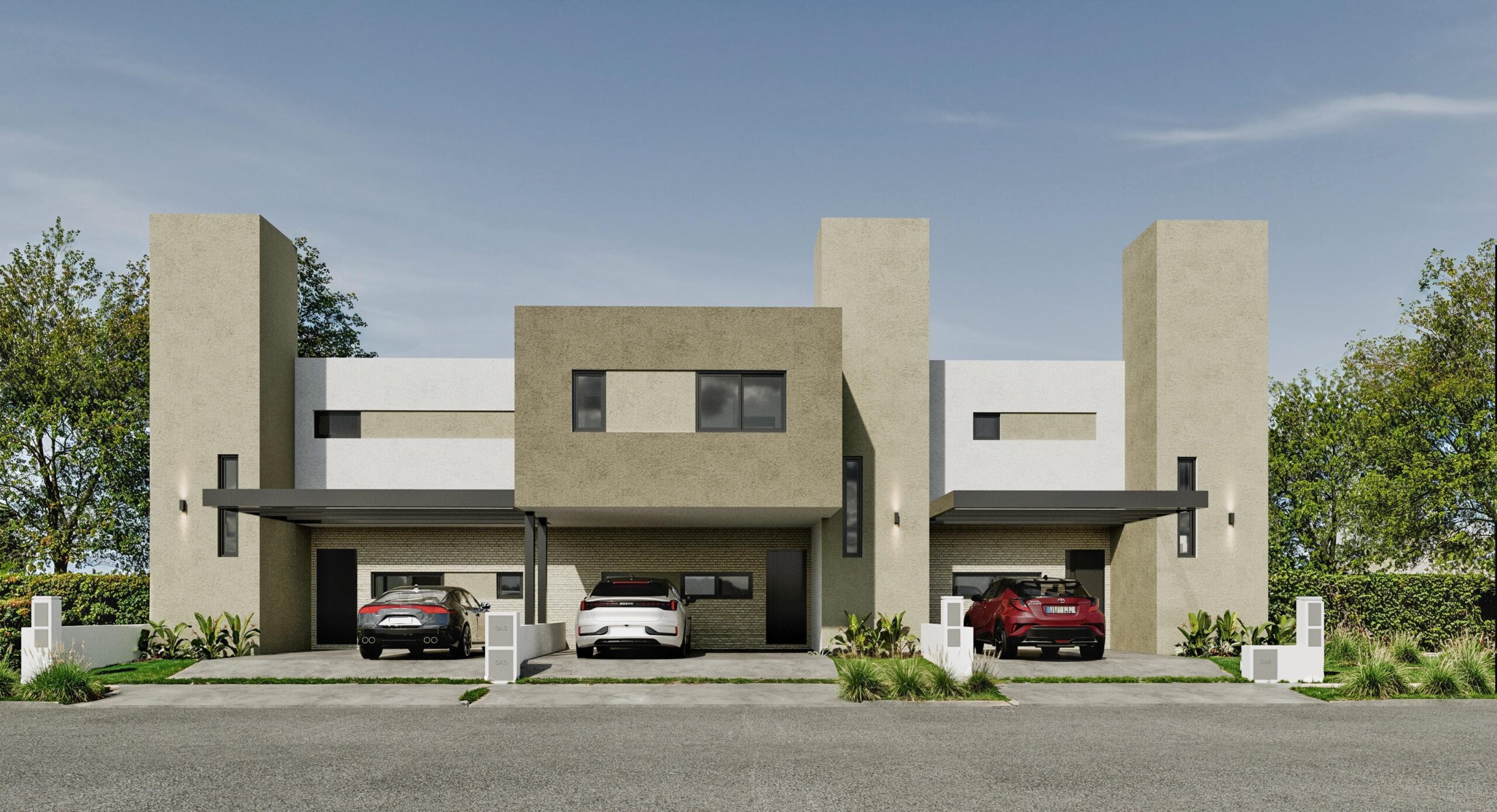 cocta17-fachada-frontal Fachada frontal del conjunto residencial Cocta 17 en Docta.